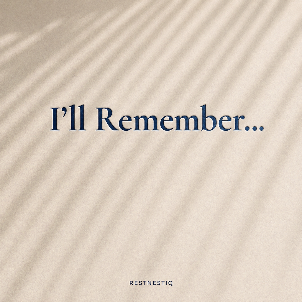 I’ll Remember…™ A Memory Journal