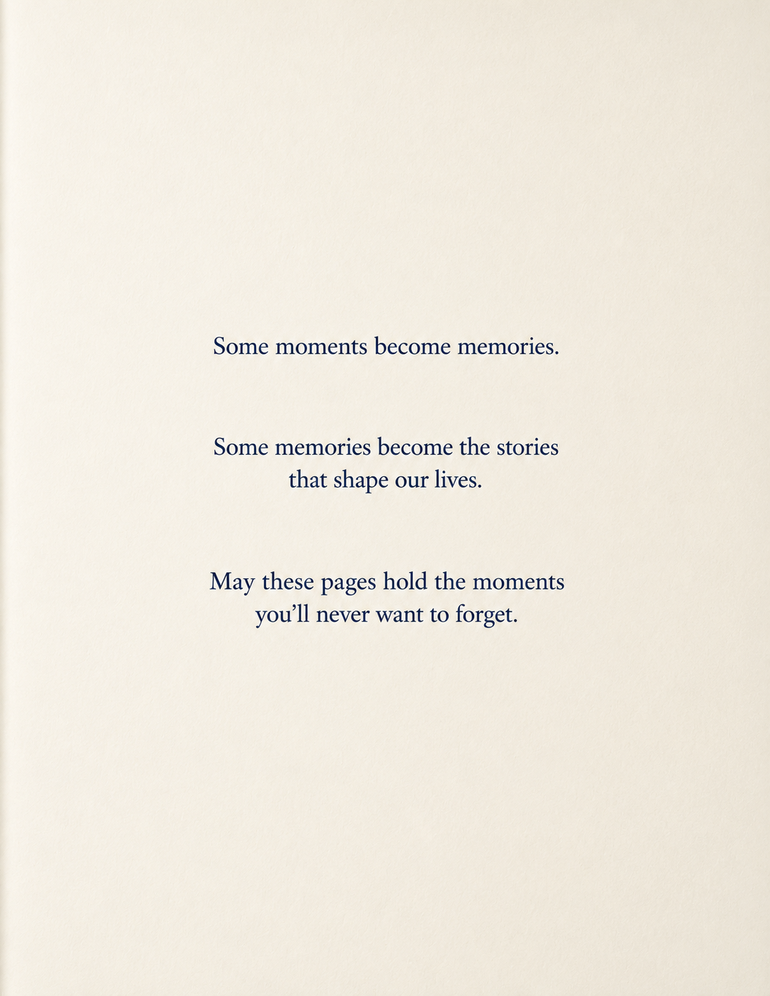 I’ll Remember…™ A Memory Journal